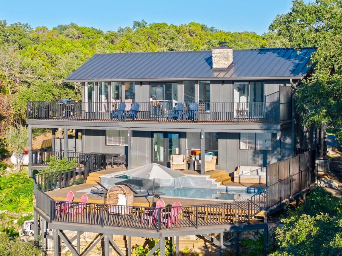 Вілла Atlantis On Lake Travis Pool Hot Tub Dock Leander Екстер'єр фото