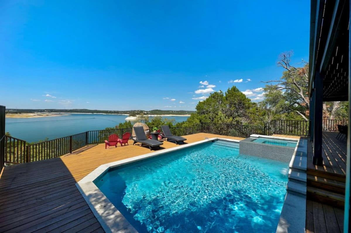 Вілла Atlantis On Lake Travis Pool Hot Tub Dock Leander Екстер'єр фото