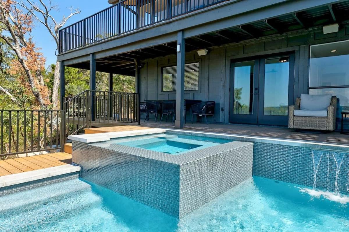 Вілла Atlantis On Lake Travis Pool Hot Tub Dock Leander Екстер'єр фото