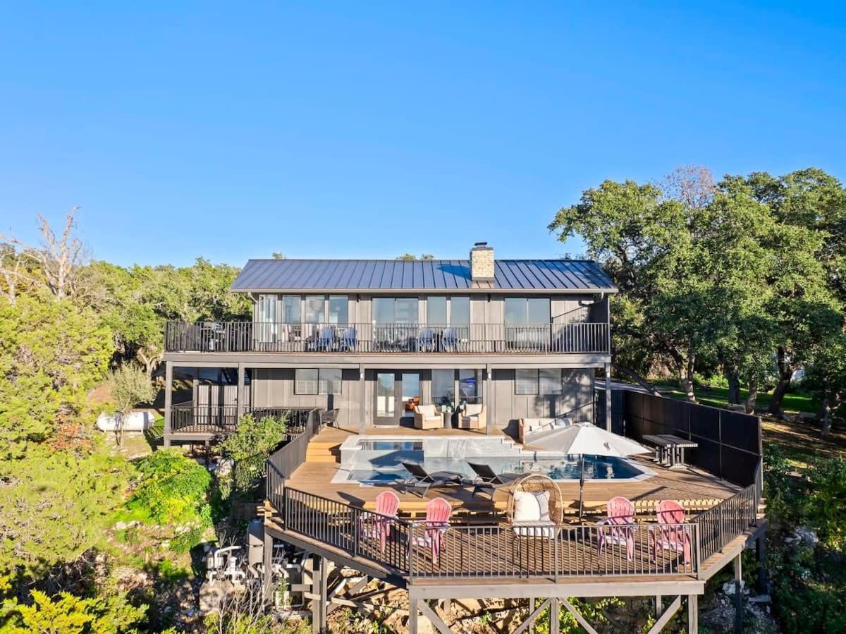 Вілла Atlantis On Lake Travis Pool Hot Tub Dock Leander Екстер'єр фото