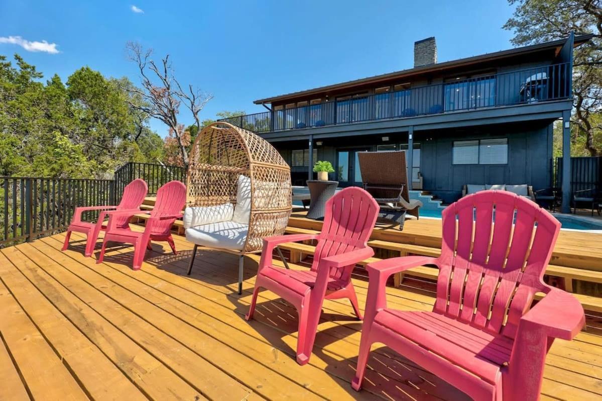 Вілла Atlantis On Lake Travis Pool Hot Tub Dock Leander Екстер'єр фото