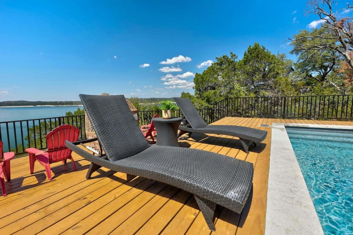 Вілла Atlantis On Lake Travis Pool Hot Tub Dock Leander Екстер'єр фото